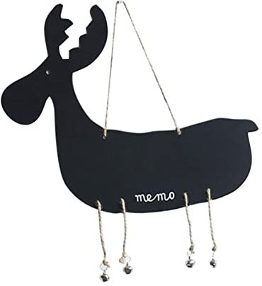 HAMPPLIES Hängende Tafel Mit Nachrichten Doppelseitig Holztafel Zum Aufhängen Tafelanhänger Nachrichtentafel Wanddeko-schild Tafel Zu Hause Tafeldeko Tafelornament Giraffe