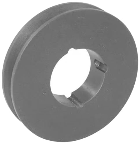 cyclingcolors 1x Keilriemenscheibe Riemenscheibe mit Taperlock-Bohrung 1 Rille B SPB Außendurchmesser 107 mm Teilungsdurchmesser 100 mm Gusseisen Baumaschinen Landwirtschaftliche Maschinenbau