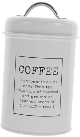 MUELODSIC Barattolo Ermetico in Metallo per Caffè Zucchero e Tè con Coperchio Contenitore Cucina Resistente e Sigillato per Alimenti per Conservare Farine e Spezie