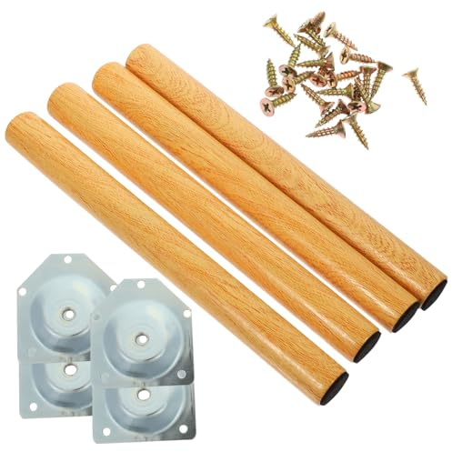 jojofuny Pied de Meuble Bois Massif Incliné Rehausseur de Table Robuste pour Bureau Armoire Canapé et Table Basse Set de Polyvalentes et Durables Couleur Aléatoire Couleur Aléatoire