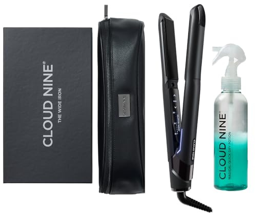 Cloud Nine The Original Iron Glätteisen Schwarz – Haarglätter mit 11 Temperatureinstellungen, Revive Mode® & Sericite®-Platten – Für gesundes, glänzendes Haar bei jedem Haartyp Magical Potion