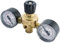 OXY Turbo Druckminderer Serie Mignon Oxyturbo für Stickstoffflaschen einmaliger Gebrauch, M10x1Rh Anschluss, SAE 1/4“ für Klimaanlage, Messing, Yellow