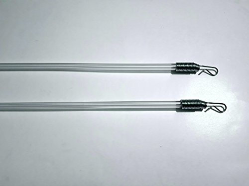 Nonsoloplastica Frusta - Asta tiratenda 10 Pezzi Trasparente
