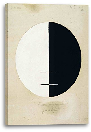 Leinwand (70x100cm): Hilma af Klint - Buddha's Standpunkt im irdischen Leben, N