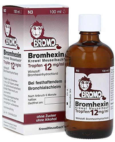 Bromhexin Krewel Meuselbach Tropfen 12 mg/ml,100ml