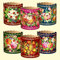 Slco Backform-Set für Osterkuchen Zhostovo, 5er Set, H-8,5 cm, D-13 cm, Panettone, Einweg, Mehrfarbig, Ideal für Familienfeier, Weihnachten, Valentinstag, Ostern