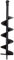 TEXAS 90063111 Bohreraufsatz Erdbohrer 150 mm Durchmesser für EA 5300/1200
