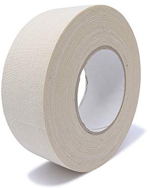 gws Griffband, eine Rolle Klebeband aus besonders reißfesten Zellwollgewebe und hochwertigen Kautschukkleber, besonders flexibel und geschmeidig 50 m x 30 mm, weiss