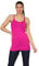 Women Sleeveless Cami Vest Top Stretch Long Strappy Camisole Tank Tshirt Plus Size Fuchsia