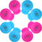 AliBall Handschuhschlösser Baseball, Handschuh-Spitzenschlösser, 8 Stück, nie wieder Knoten brauchen, passend für alle Baseball- und Softball-Handschuhe (Pink-Himmelblau)