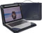 Broonel Blue Leather Laptop Messenger Case - Compatible with Acer Chromebook 14 Cb3 431