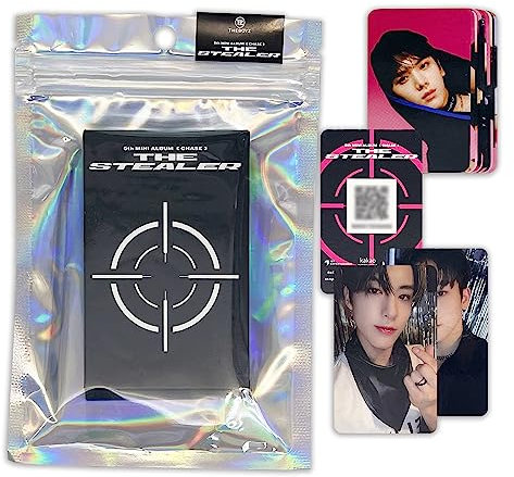 THE BOYZ - 5th Mini ALBUM [CHASE] (PLATFORM ALBUM - STEALER VER.) Case + Mini Card(QR Type) + Selfie Photocard + Official Photocard + Digital Contents + 2 Pin Button Badges