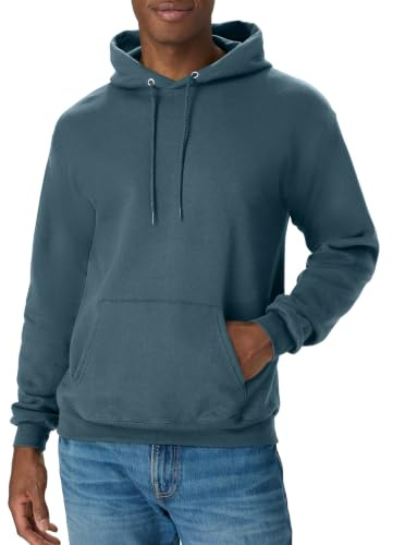 Hanes EcoSmart huvtröja för män i fleece