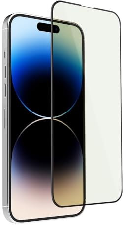 CASETiFY Impact Anti-Blue Light Screen Protector [Strengthened 9H aluminosilicate glass, applicator included] for iPhone 15 Pro Max