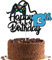 Gidobo Happy 13th Birthday Cake Topper for Boys, Glittery Video Game Cake Toppers Game On with Controllers for Thirteen Years Old Birthday Party Supplies