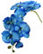 70 cm künstliche Orchidee Blumen, blaue Orchideen künstlich - 8 Köpfe gefälschte Pflanze Seide Phalaenopsis Kunstblumen für Zuhause, Büro, Bad, Küche, Hochzeit, Esszimmer