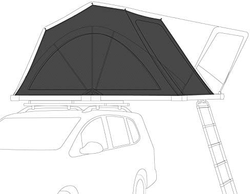 qeedo Freedom Family 4 Thermo Tent Innenzelt für Dachzelt Schlafkabine