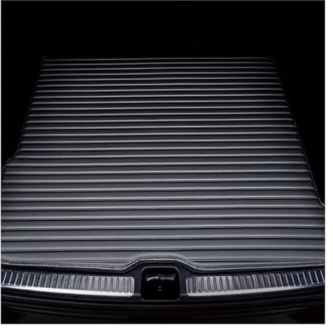 RINKTEEA Bandeja Maletero para Peugeot 208 E208 GT GT Line 2020-2023 Alfombras De Cuero Protector De Carga Revestimientos Antideslizantes(C/Black)