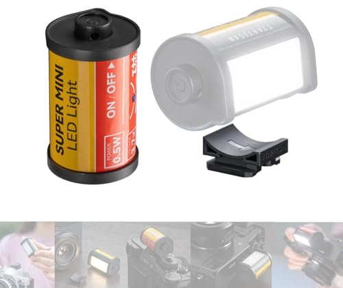 TTArtisan Mini lumière de Remplissage LED magnétique Portable avec 3000/4500/6000 K IRC élevé 95+, Rechargeable, Design Compact pour la Photographie et la vidéographie.