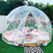9,5/12 Fuß Kuppelzelt für 4–8 Personen, durchsichtiges Kuppelzelt für den Außenbereich mit Fenster, 360°-Panoramablick, Garten-Iglu für Camping, Party, Geschäftsaktivitäten,Transparent-9.5ft