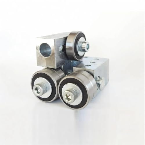 Guida per sega a nastro, in acciaio inox, 6 – 35 mm, guida per nastro di alta qualità per piccole macchine, set di cuscinetti e montaggio, 5 × 5, guida per lama di ricambio (guida per sega a nastro 5