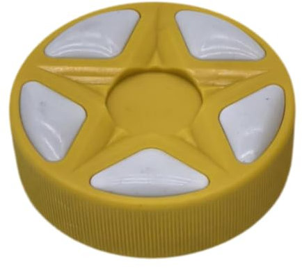 Qianly Roll Hockey Puck, Inline Hockey Ball Sports Ersatz offizieller Standard Übung, Gelb