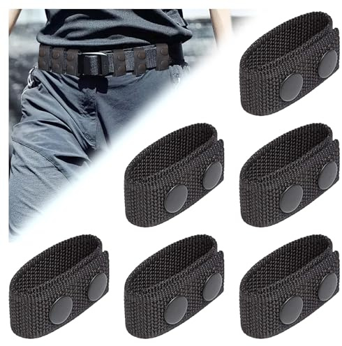 IHLOOTD Belt Keeper Polizei Duty Gürtelhalter Strafverfolgung Gürtelschlaufen Taktischer Gürtelschlaufe Doppelter Druckknopf für Polizei Ausrüstung Einsatzgürtel