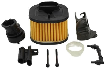HQQYGDM Für Luftfilter für Ansaugkrümmerrohr für Montagesockel für Halter für Tüllensatz Für Husqvarna 371 372 Benzin-Kettensägen-Ersatzteile