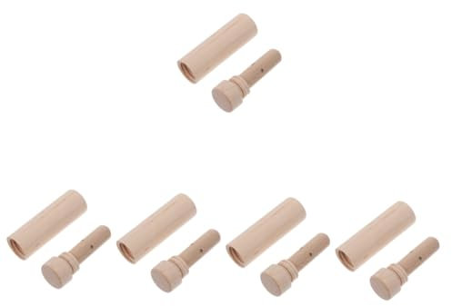 5 Pièces Bâtonnet Nasal pour Inhalation de Parfum Tube Portable Aromathérapie Érable