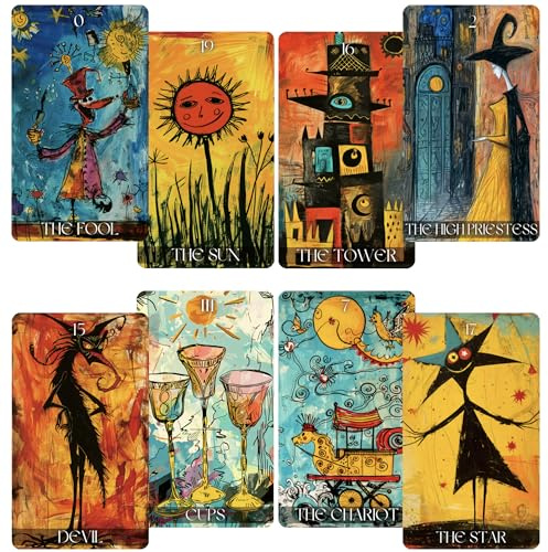 Graffiti Tarot Deck, Unique Tarot Cards for Beginners, Fortune Telling Cards