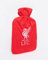 Liverpool FC Hot Water Bottle, Red with Embroidered Liver Bird Logo