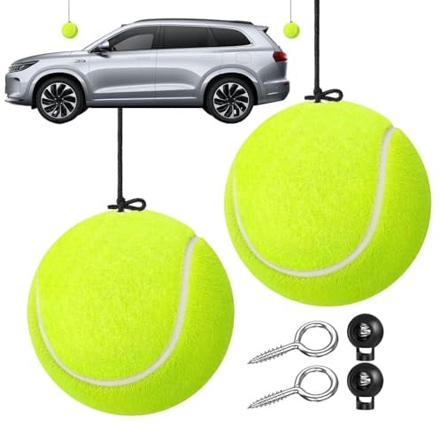 Mwqpgyh Garage Parking Stops | 2-Piece Vehicle Parking Assistant Ball Stopper | Precise Guide Indicator for Automotive Positioning Commercial Safety Beginners SUV Villa Driver