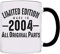 Tasse 1998–20. Geburtstag Geschenke Limited Edition Made in 1998 All Original Parts Kaffee Tasse schwarz