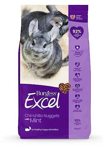 Burgess Pet Care Excel Chincilla Nuggets 1.5kg