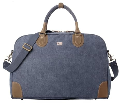 TRP0263 Troop London Reisetasche aus Leinen, klassisch, groß, blau, One size