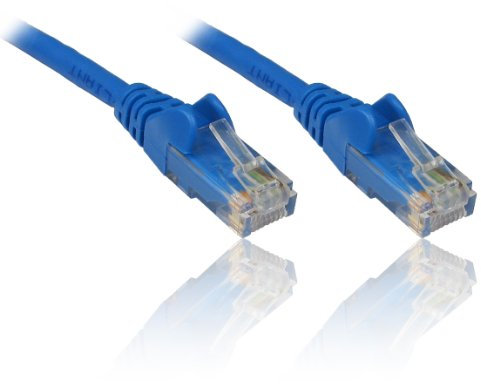 PremiumCord Netzwerkkabel, Ethernet, LAN & Patch Kabel Cat6, UTP, Schnell flexibel & Robust RJ45 Kabel 1Gbit/S, AWG 26/7, Kupferkabel 100% Cu, Blau, 1m