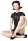 Moritz Dekofigur Badenixe Frau mit Badeanzug Pin Up Girl Shabby Chic AntikBadefrau Baddekoration 1 Figur