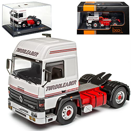 IXO Renautl R370 R-Serie Weiss Turboleader Truck 1987 1/43 Modell Auto mit individiuellem Wunschkennzeichen