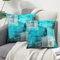 OYIMUA Deko Kissenbezug 45x45 2er Set Samt Kissenbezüge Türkis Couch Landhausstil Kissenhülle Aesthetic Dekokissen Kuschelkissen Quadratisch Sofakissen Couchkissen Outdoor Kissen Zierkissen