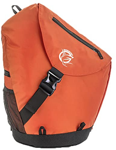 MECOREX Sling bag, crossbody backpack, rucksack with adjustable shoulder strap, perfect for outdoor sports, hiking, cycling, mountaineering, travelling (Orange)