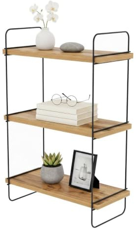Dmora Regal Alterf 40x20x66h cm Braun 3 Böden