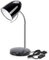 Aigostar schreibtischlampe kinder retro， tischlampe mit kabel， ohne glühbirne， passend für E27 modell glühbirne (Max 11 W)， desk lamp mit flexibler metallarm， nachttischlampe， schwarz