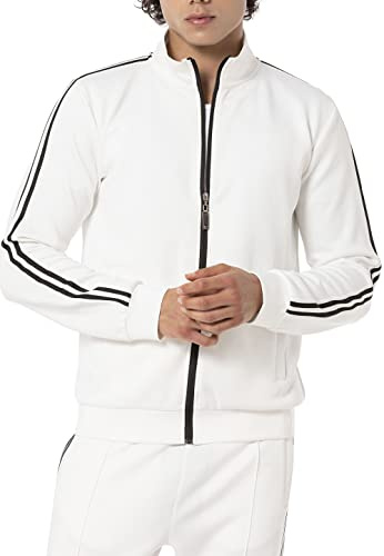 Redbridge Premium Trainingsjacke mit Reißverschluss Sportliche Jacke mit Streifen für Freizeit und Fitness