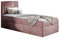 Mirjan24 Boxspringbett mit Bettkasten Harlon Mini, Bettgestell mit Polsterkopfteil, Bonell-Matratze, Topper, Polsterbett, Bett für Schlafzimmer (Kameleon 63, 90 x 200 cm, Seite: Links)