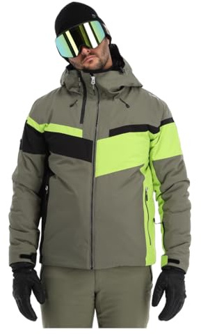 CMP - Herrenjacke mit fester Kapuze, Khaki, 54