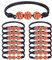 15 Pièces Basketball Bracelet Bracelets de Breloque Bracelet Tressé Réglable pour Enfants Adolescents Adultes Basketball Équipes Bracelets de Fête de Basketball pour Enfants Garçons Hommes