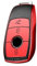 ontto Étui de Protection pour clé de Voiture - Convient pour Mercedes Benz A C E S G Classe GLC CLE CLA GLB GLS W177 W205 W213 W222 X167 AMG - en Silicone TPU - Rouge