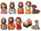 Traditional Christmas Nativity Set With 10 Detailed Figurines