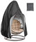 Ejoyous Hängesessel Abdeckung, Swing Egg Chair Cover mit Reißverschluss Schwingsessel Hängekorb Hängestuhl Schutzhülle Wasserdicht UV-Anti Winterfest Schutzhülle Gartenmöbel