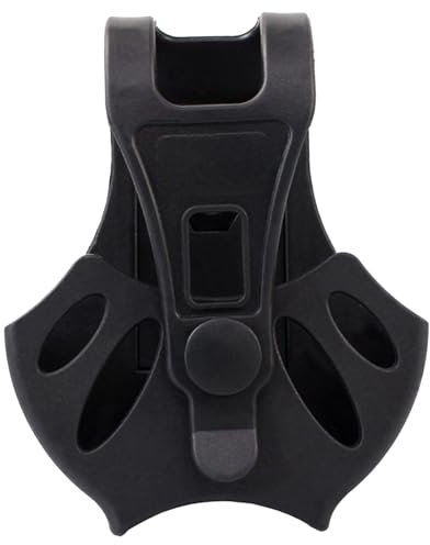 Yisawroy Tactically - Funda para esposas con grillete resistente al desgaste, funda para esposas abiertas para policías y policías, cierre seguro a presión, accesorio para mochila